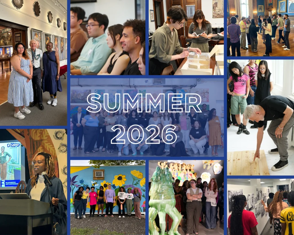 Arts Intern Summer 2026 Collage