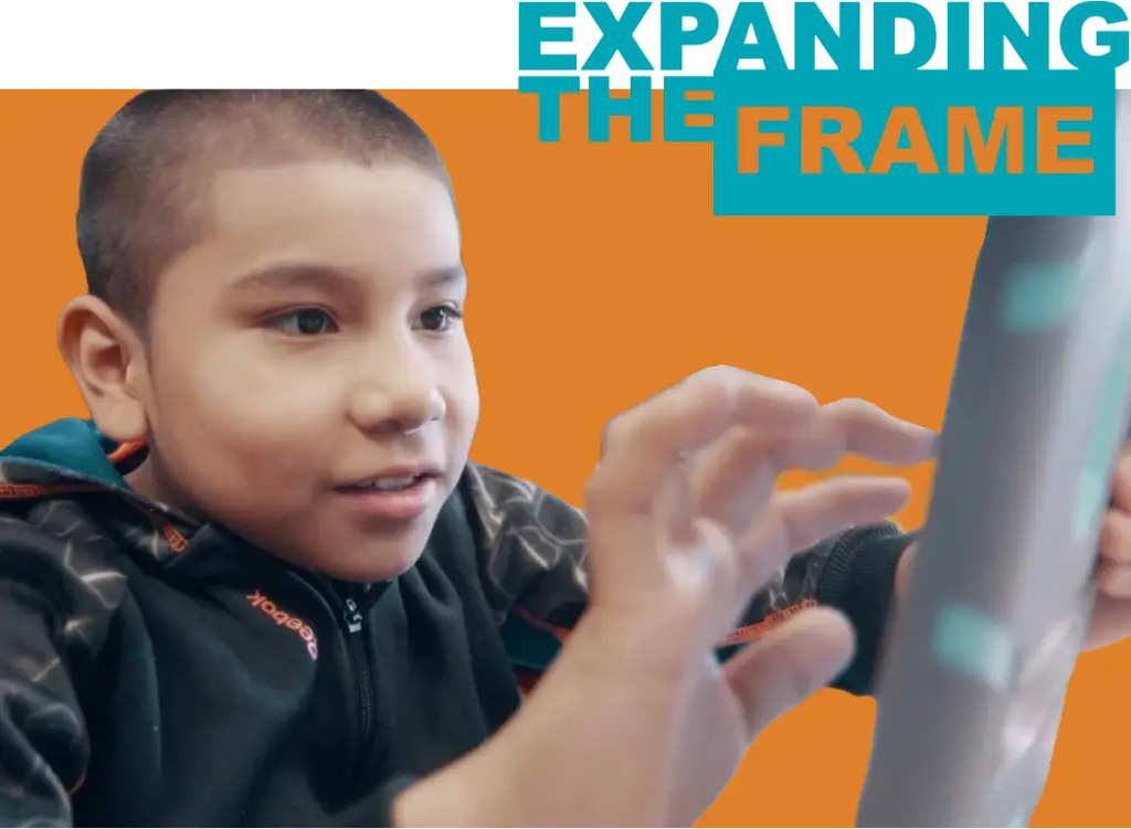 A Boy Explores A Tablet