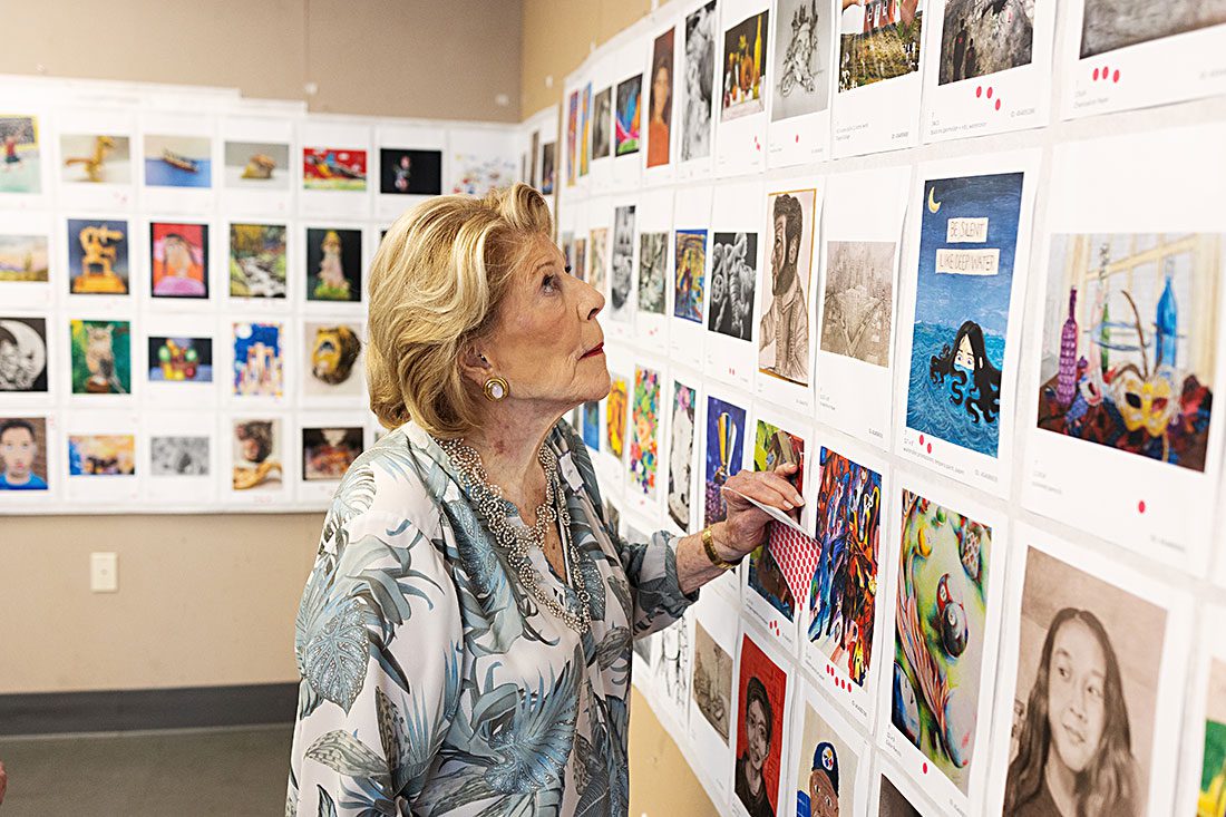 Agnes Gund Considers Children's Artwork